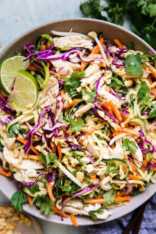 Low-Carb Thai Zoodle Salad