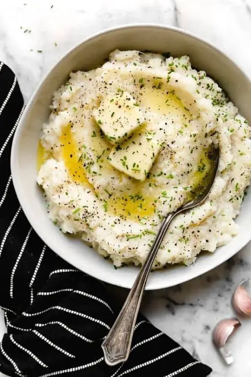 Low-Point Creamy Mashed Cauliflower