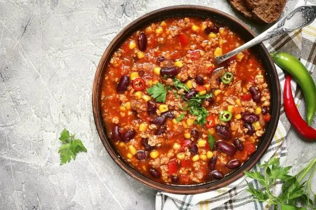 Low-Point Turkey Chili