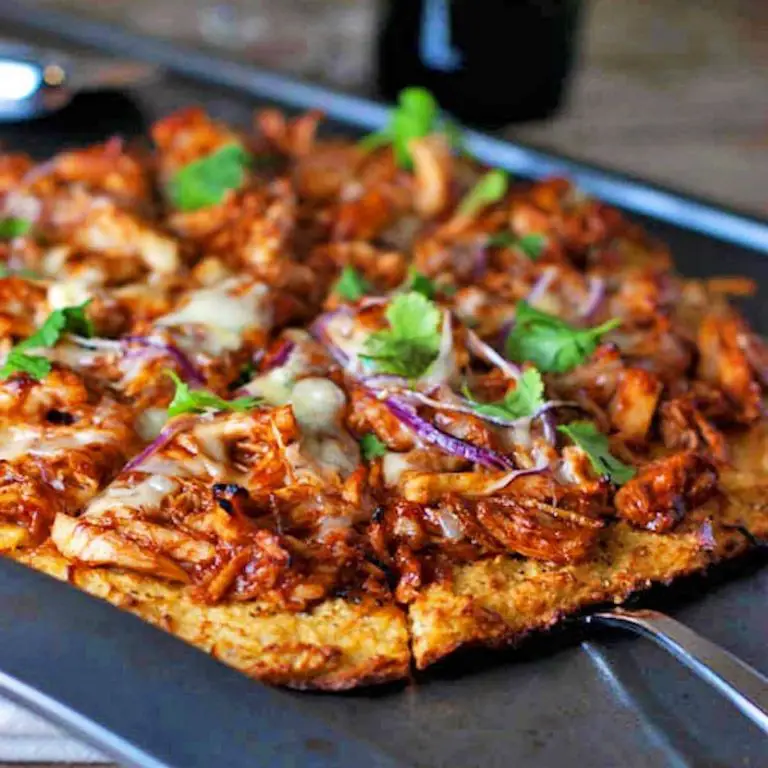 Lowfat BBQ Chicken Pizza