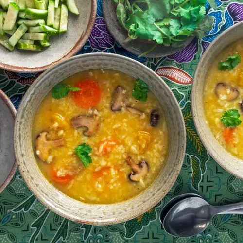 Luffa and Rice Porridge