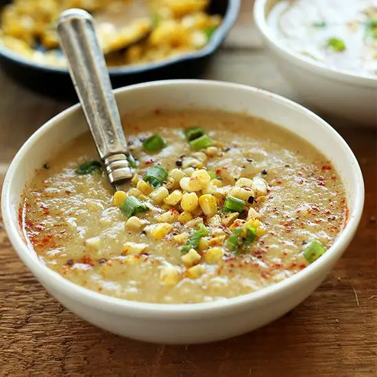 Luffa and Sweet Corn Soup