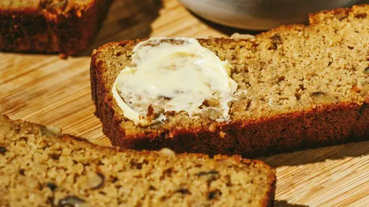 Lupin Flour Banana Bread with Walnuts