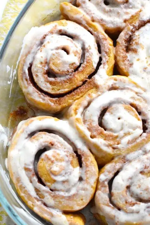Lupin Flour Cinnamon Rolls with Cream Cheese Frosting