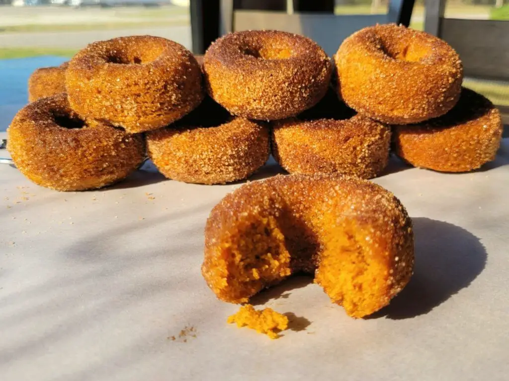 Lupin Flour Pumpkin Spice Donuts
