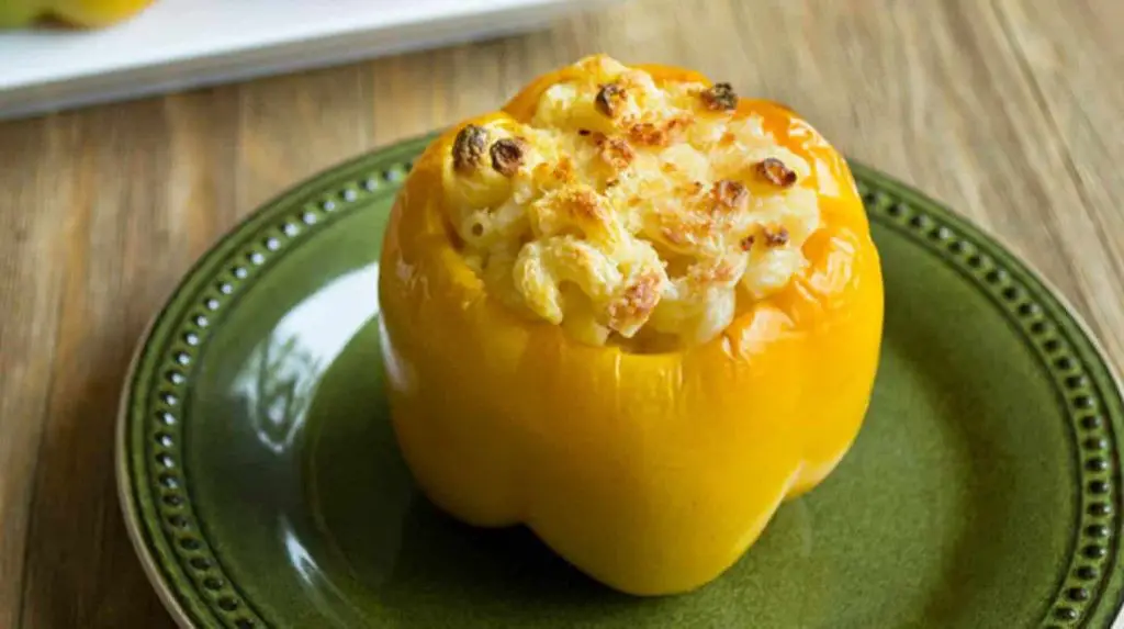 Mac and Cheese Stuffed Bell Peppers Outback Style