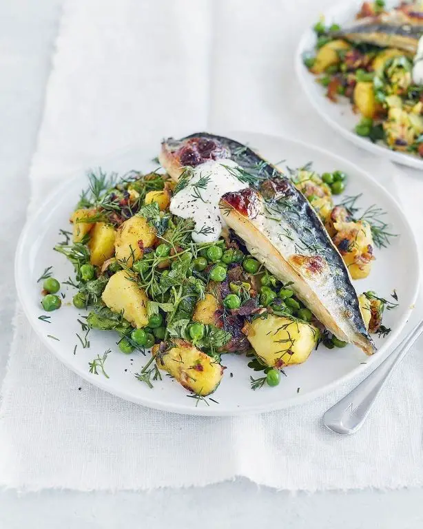 Mackerel and Potato Hash with Herbs