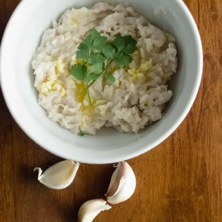 Malanga Mash with Butter and Chives