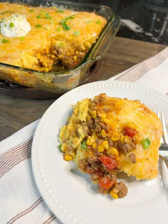 Malanga and Cornbread Casserole