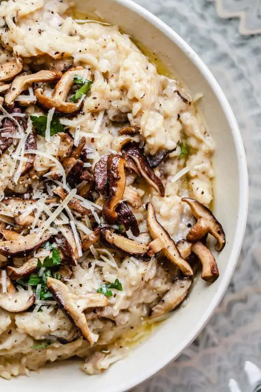 Malanga and Mushroom Risotto