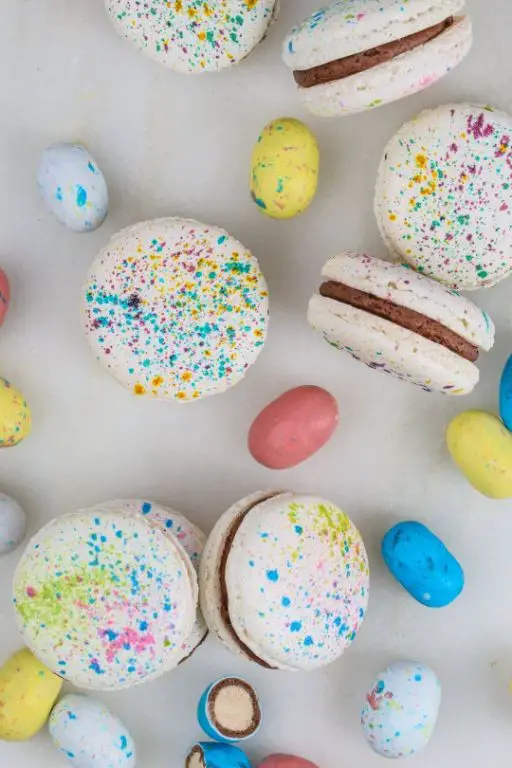 Malted Milk Macarons