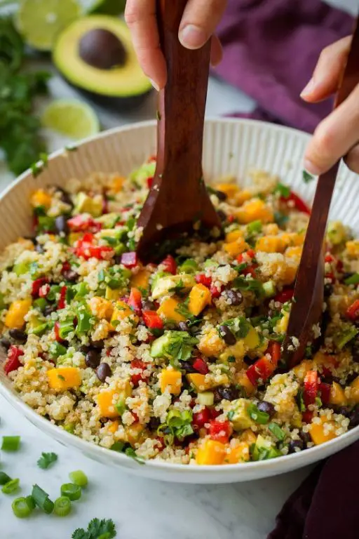 Mango Avocado Quinoa Salad