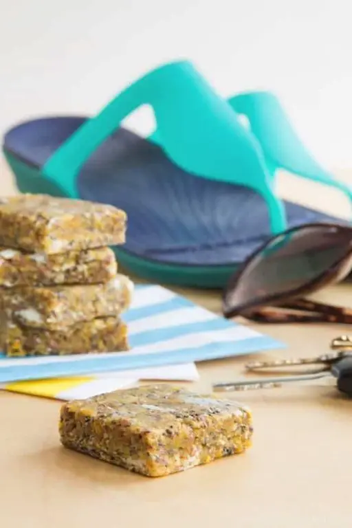 Mango Coconut Chia Seed Bars