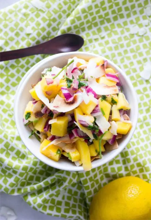 Mango Coconut Congealed Salad