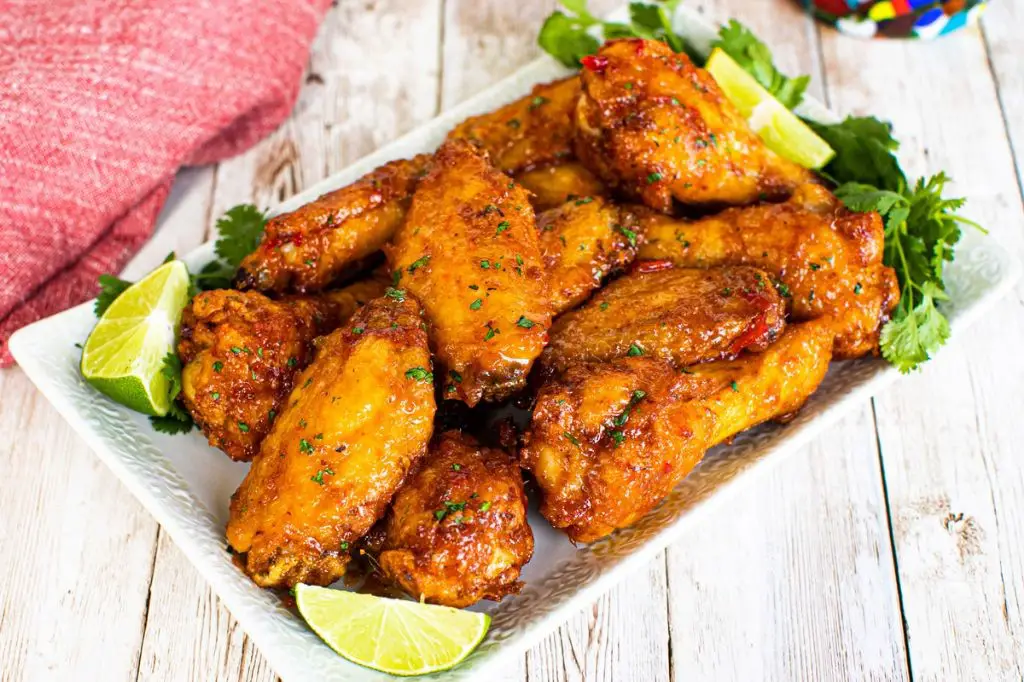 Mango Habanero Air Fryer Chicken Wings