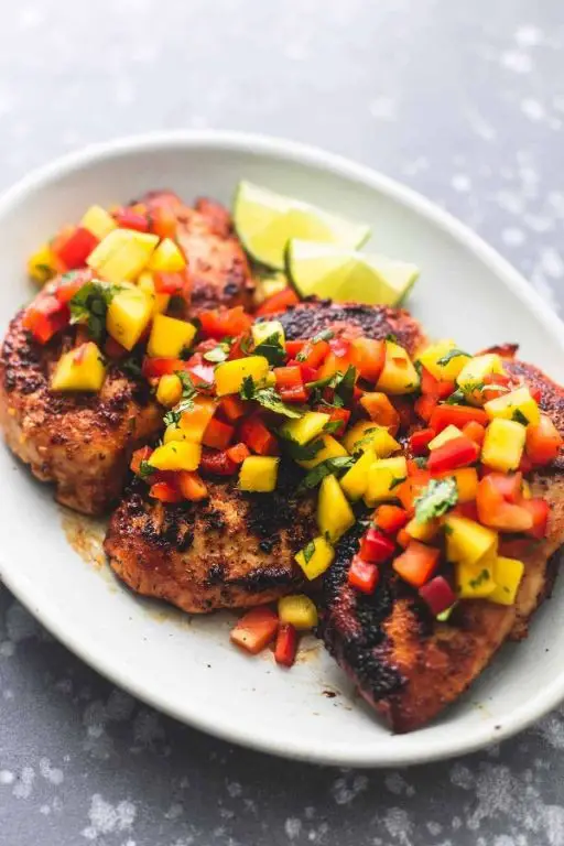 Mango Salsa Chicken Bake