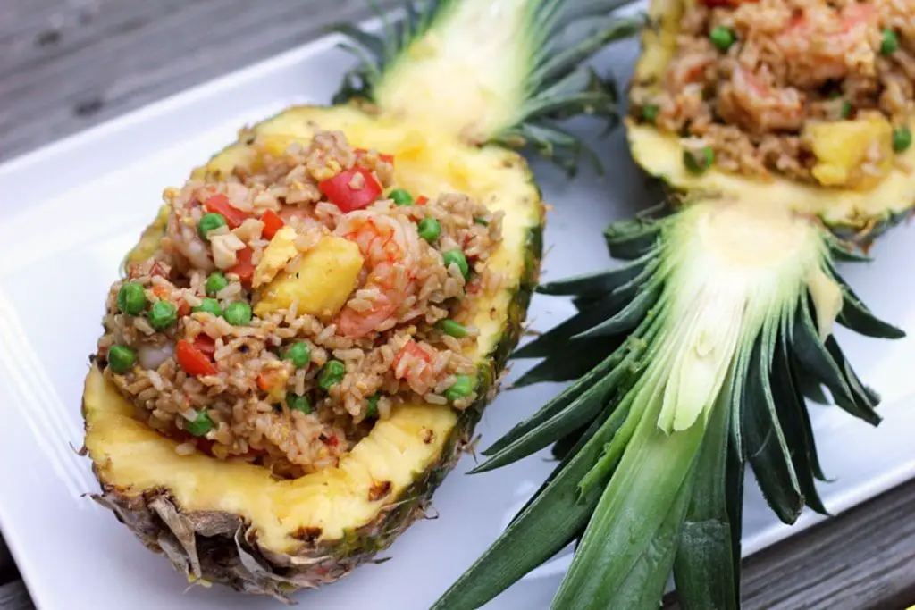 Mango and Pineapple Fried Rice