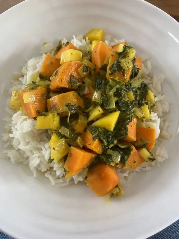 Mango and Sweet Potato Curry