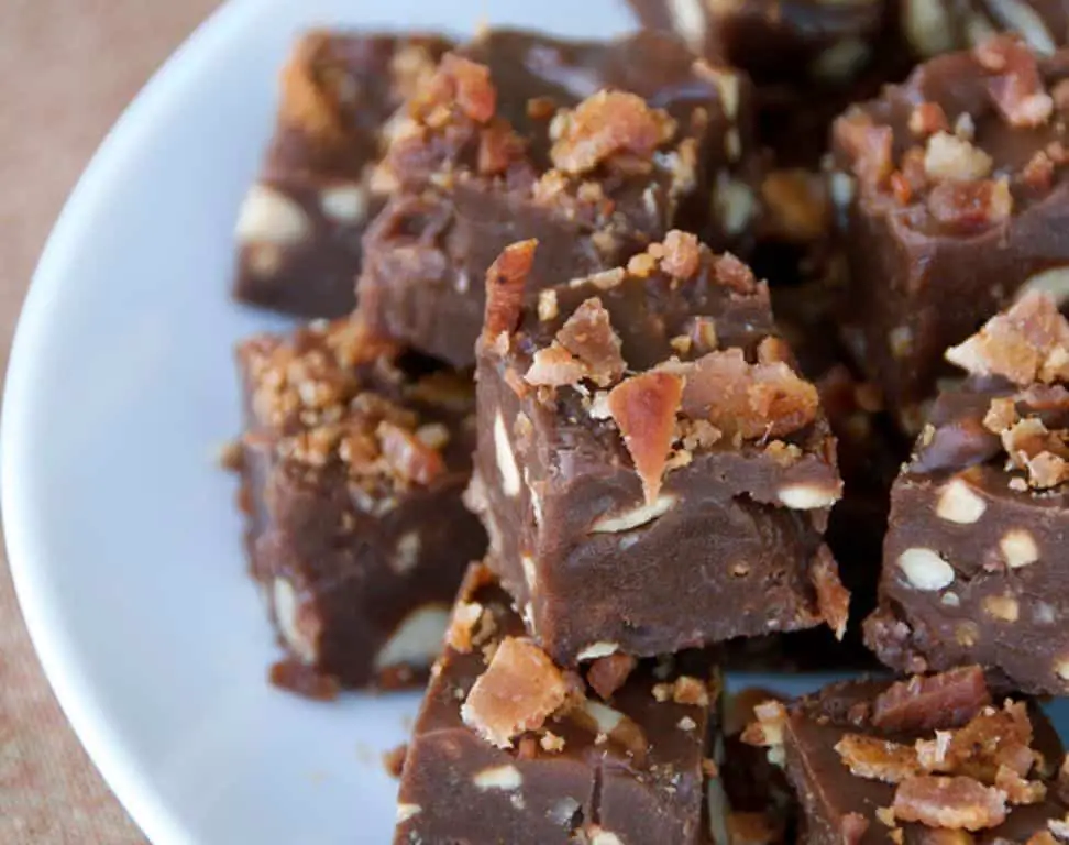 Maple Bacon Peanut Butter Fudge