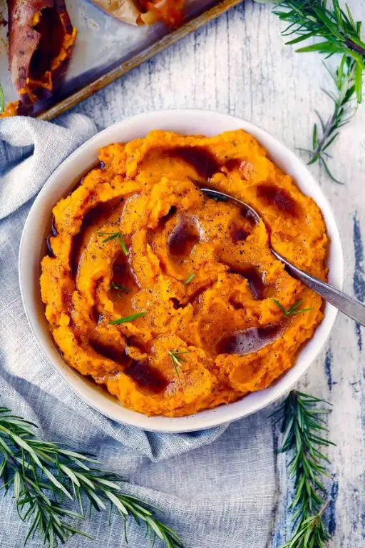 Maple Brown Sugar Mashed Butternut Squash