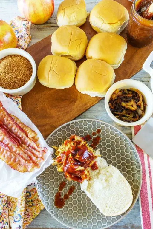 Maple Dijon Chicken Sliders with Caramelized Onions