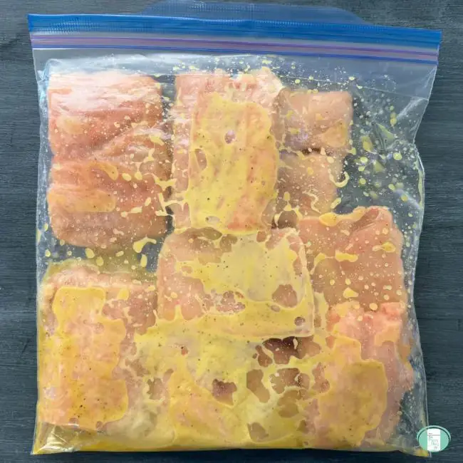 Maple Dijon Salmon Ziplock Steamer Bag