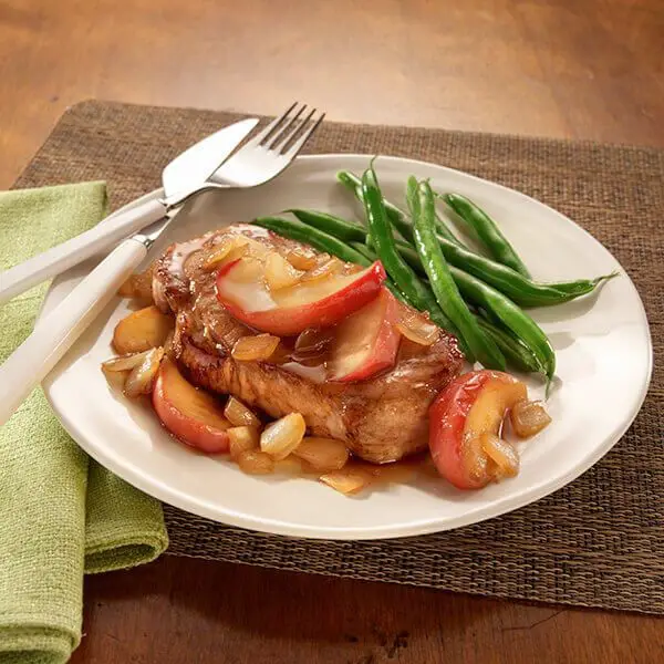 Maple Glazed Apple Pork Chops