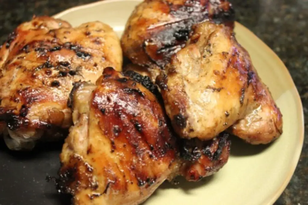 Maple Glazed Chicken Thighs