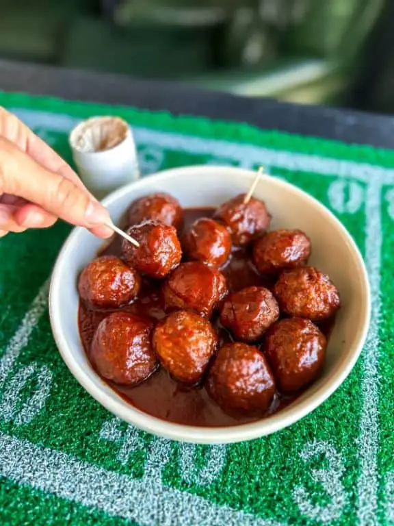 Maple Glazed Cocktail Meatballs