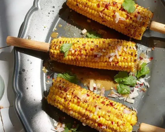 Maple Glazed Fried Corn