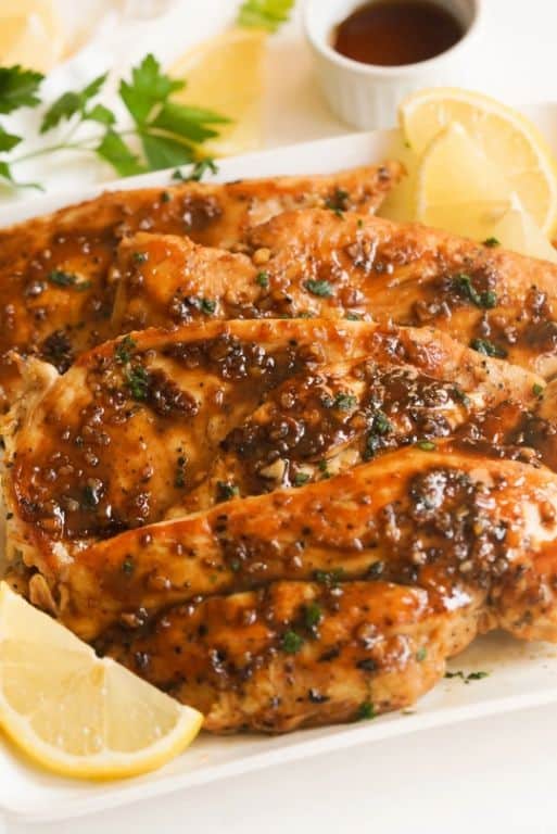 Maple Glazed Ninja Foodi Chicken Breast