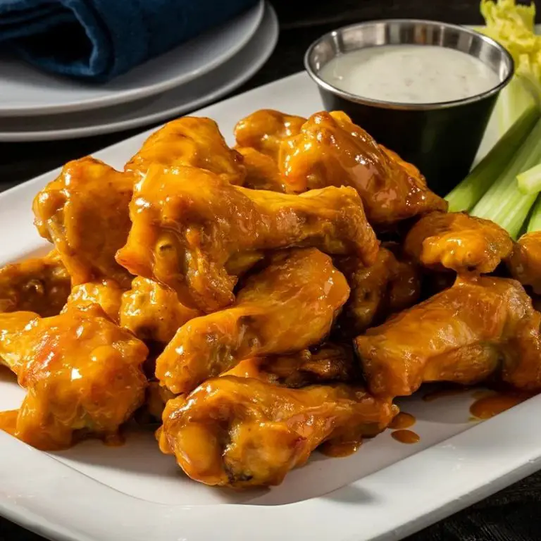 Maple Mustard Baked Chicken Wings