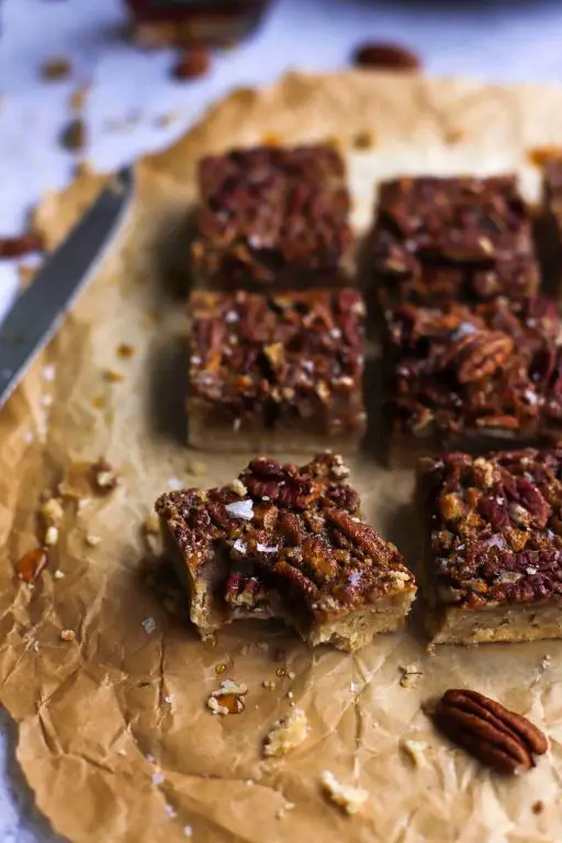 Maple Pecan Magic Bars