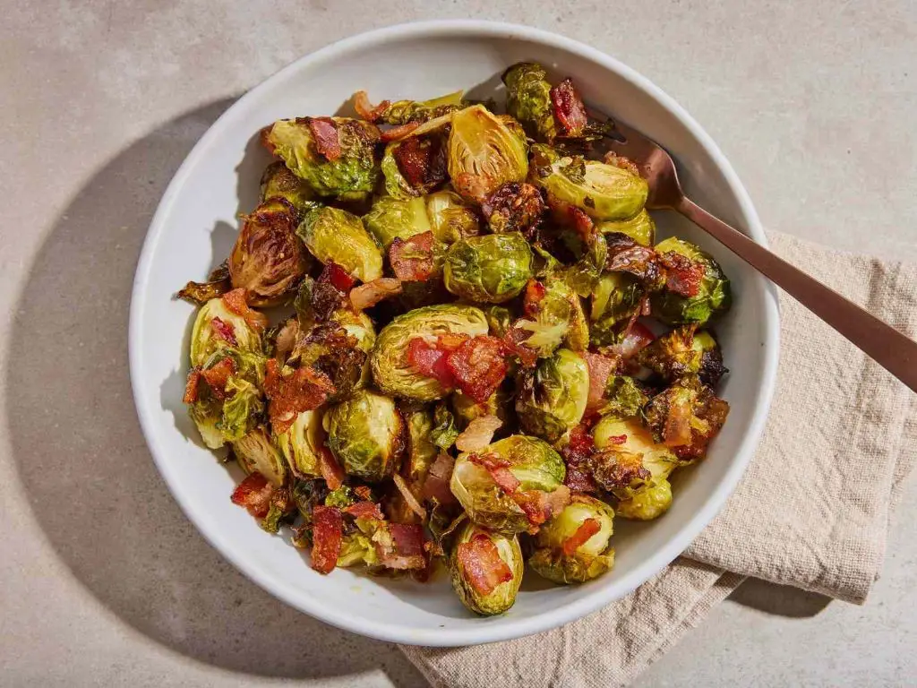 Maple Roasted Brussels Sprouts