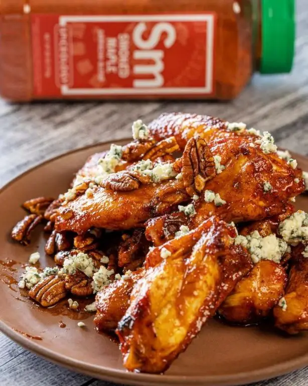 Maple Sriracha Smoked Chicken Wings
