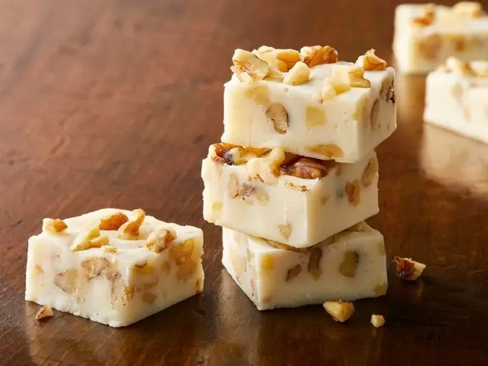Maple Walnut Fudge with Condensed Milk
