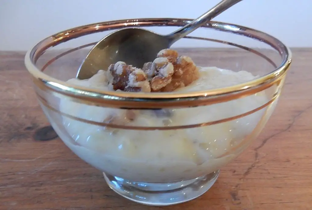 Maple Walnut Tapioca Pudding