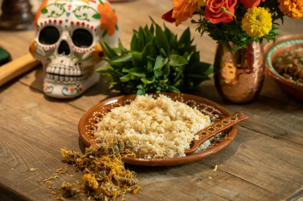 Marigold Petal Rice Pilaf