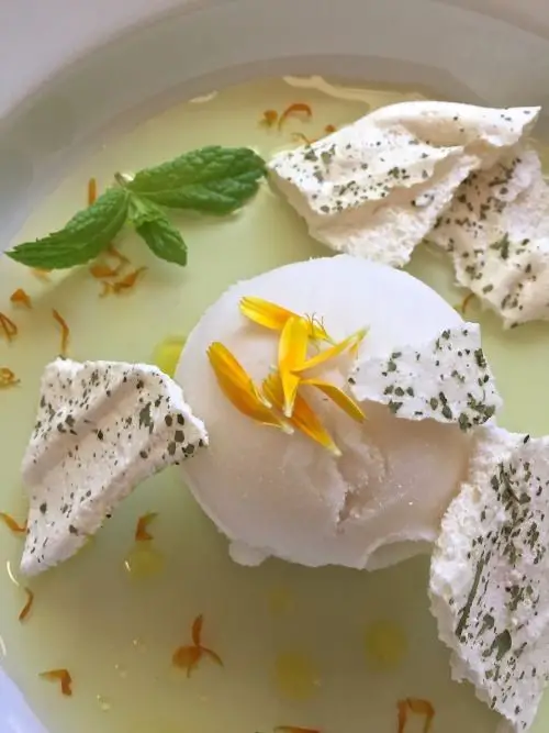 Marigold and Lemon Sorbet