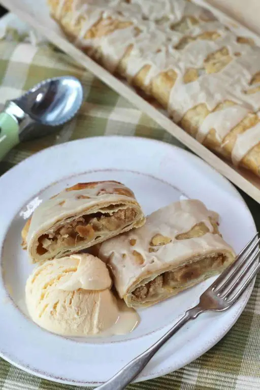 Marzipan and Apple Strudel