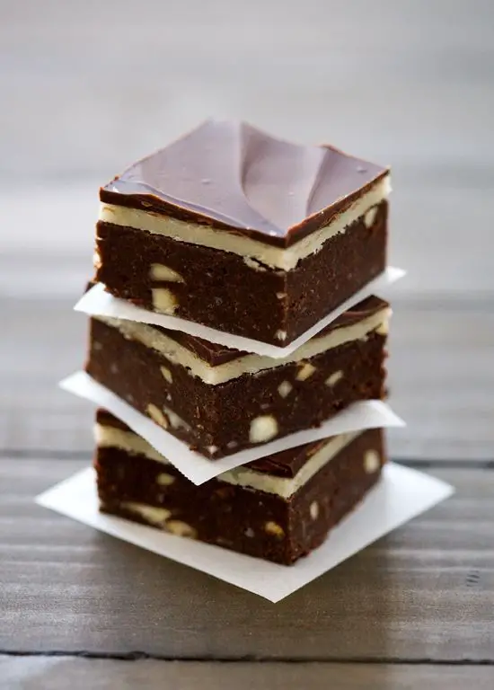 Marzipan and Dark Chocolate Brownies