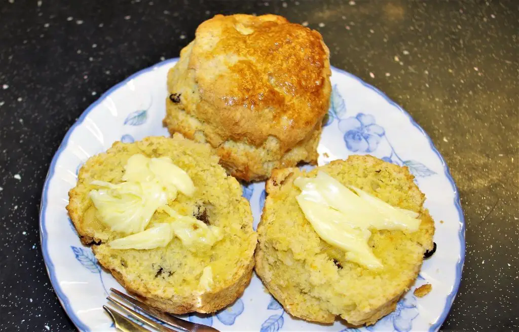 Marzipan and Orange Scones