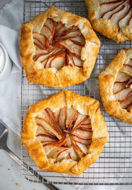 Marzipan and Pear Galette