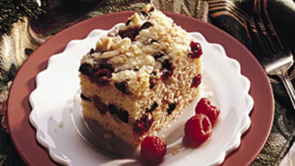 Marzipan-Infused Coffee Cake