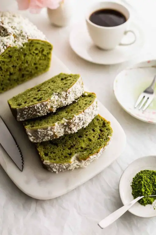 Matcha Coconut Flour Cake
