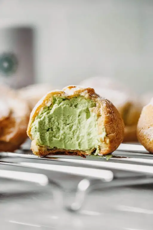 Matcha Green Tea Cream Puffs