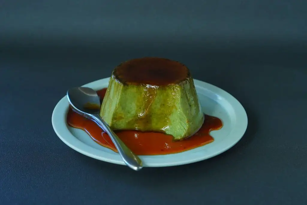 Matcha Green Tea Crème Caramel