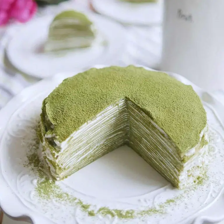 Matcha Green Tea Mille-Feuille
