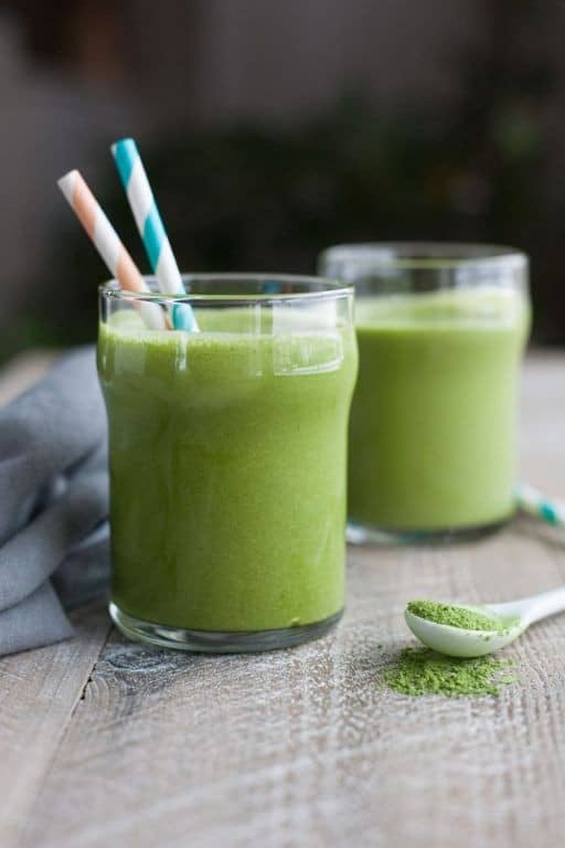 Matcha Protein Shake with Coconut Milk