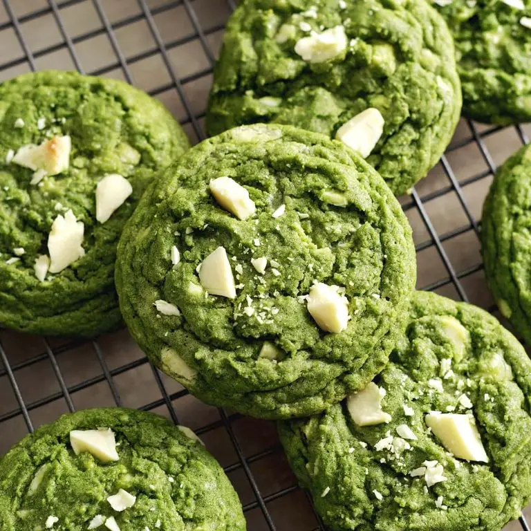 Matcha White Chocolate Chip Cookies